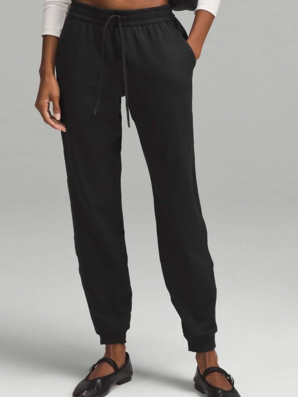 Lulu Lemon Soft Jersey Classic-Fit Mid-Rise Jogger Size 6